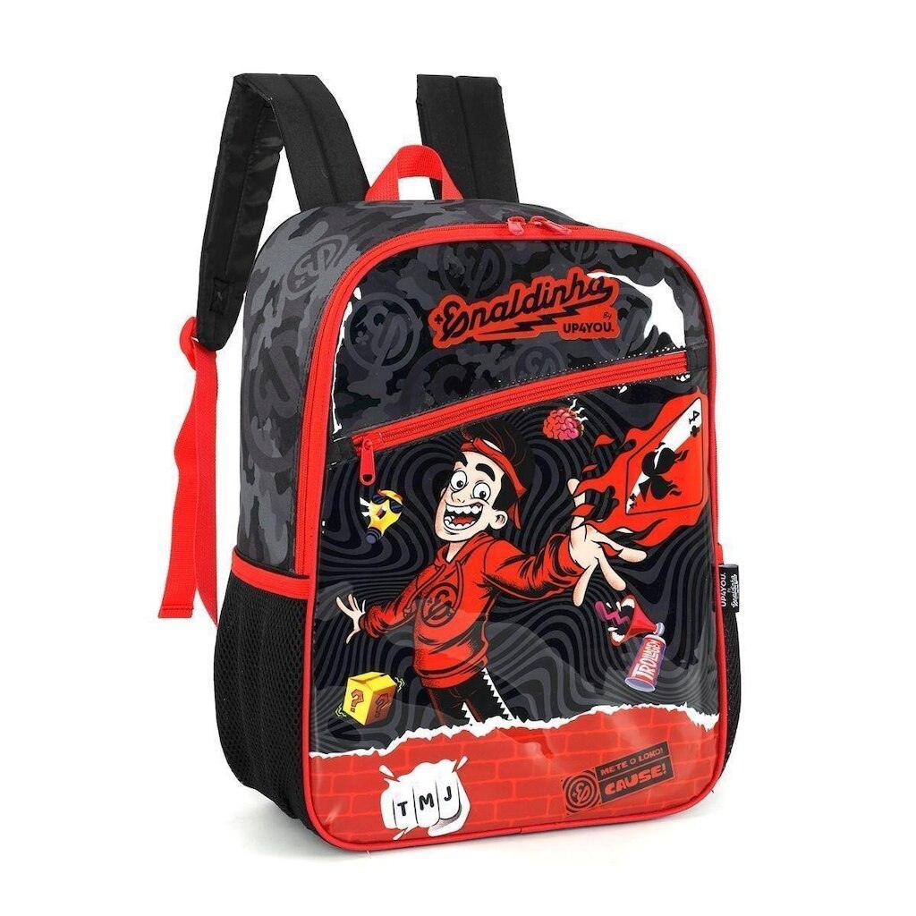 Mochila de Costas Escolar Infantil Youtuber Enaldinho