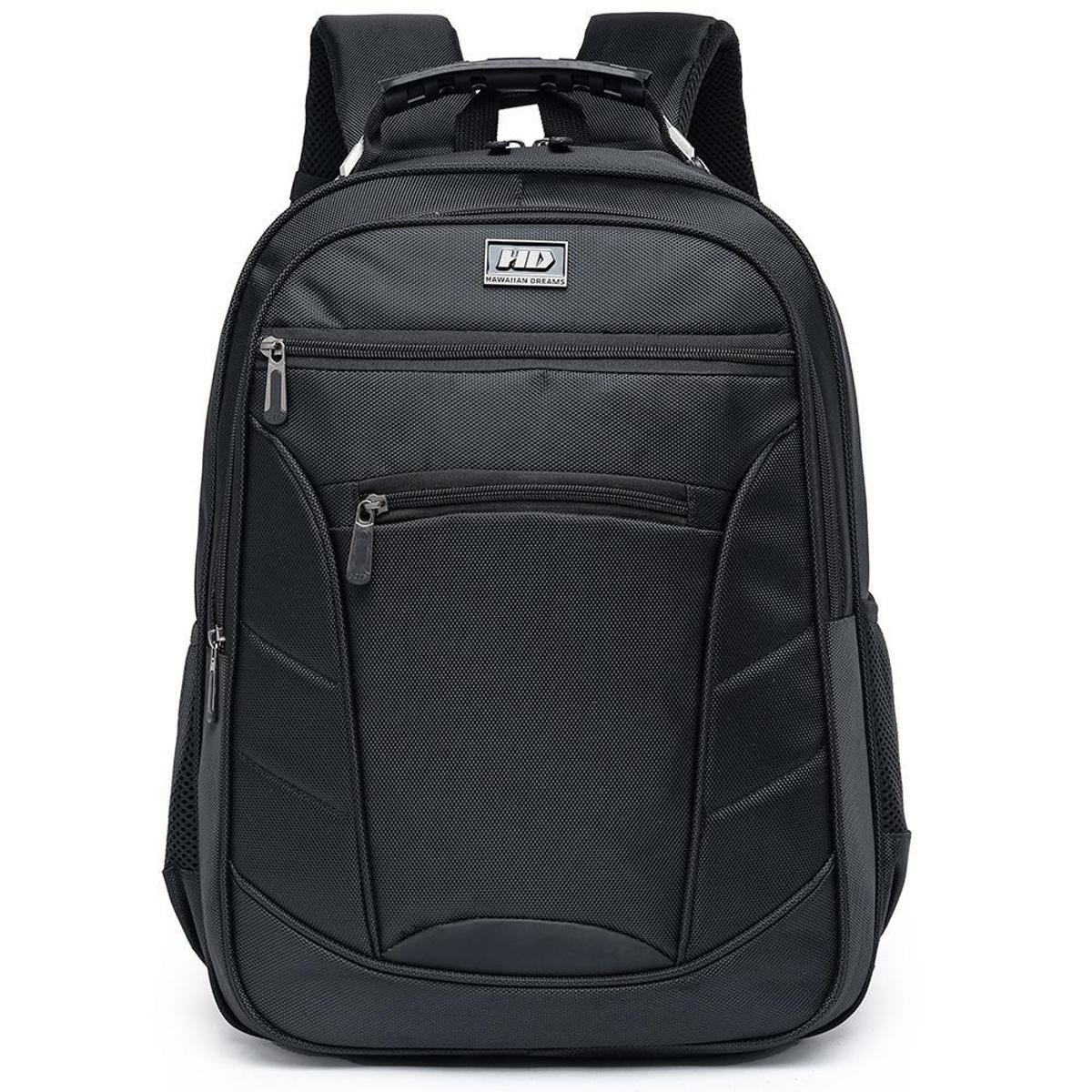 Mochila De Costas Executiva Trabalho Masculina Reforcada Moderna Preto