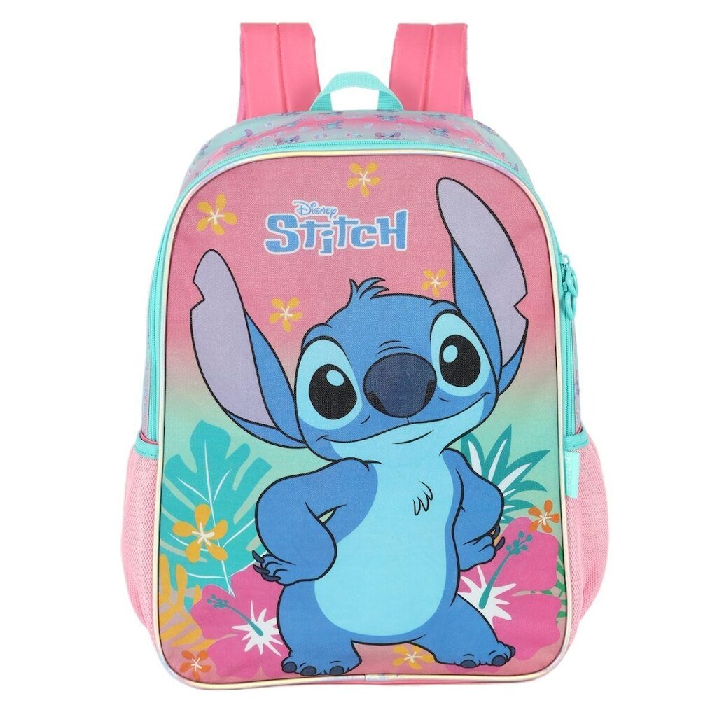 Mochila de Costas G Escolar Infantil PVC Stitch - Luxcel