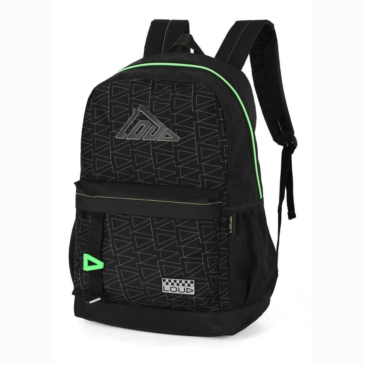 Mochila de Costas Juvenil LOUD Luxcel Preto