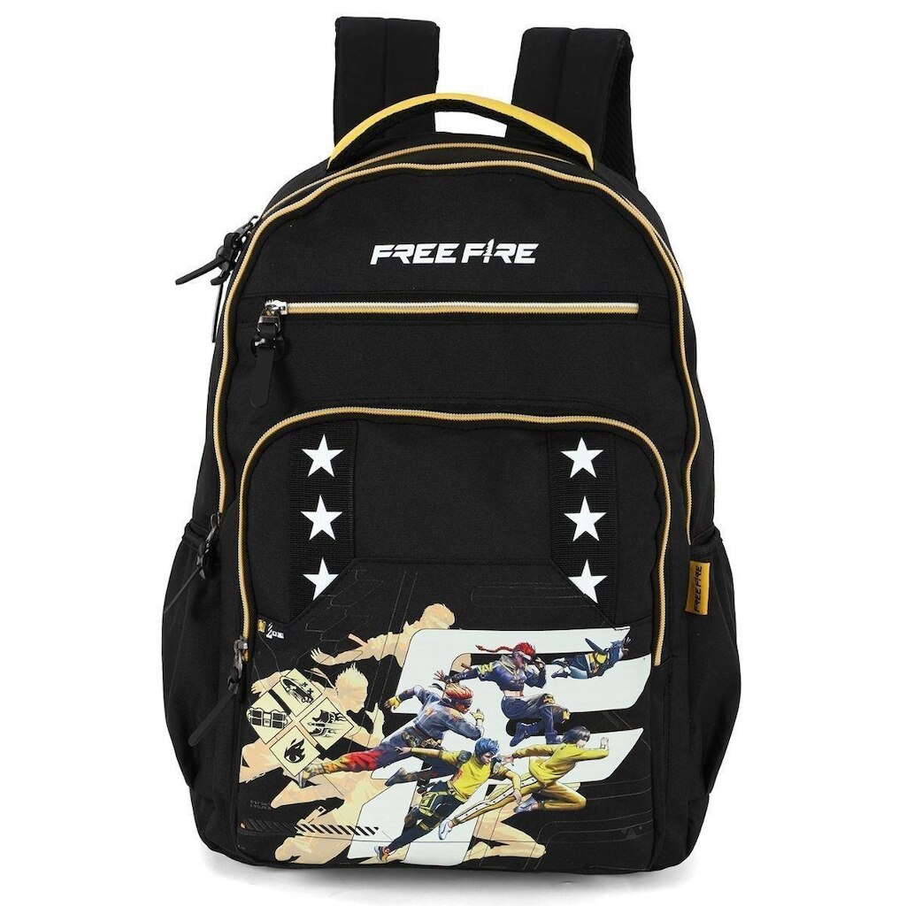 Mochila de Costas Juvenil Personagens Free Fire - Luxcel