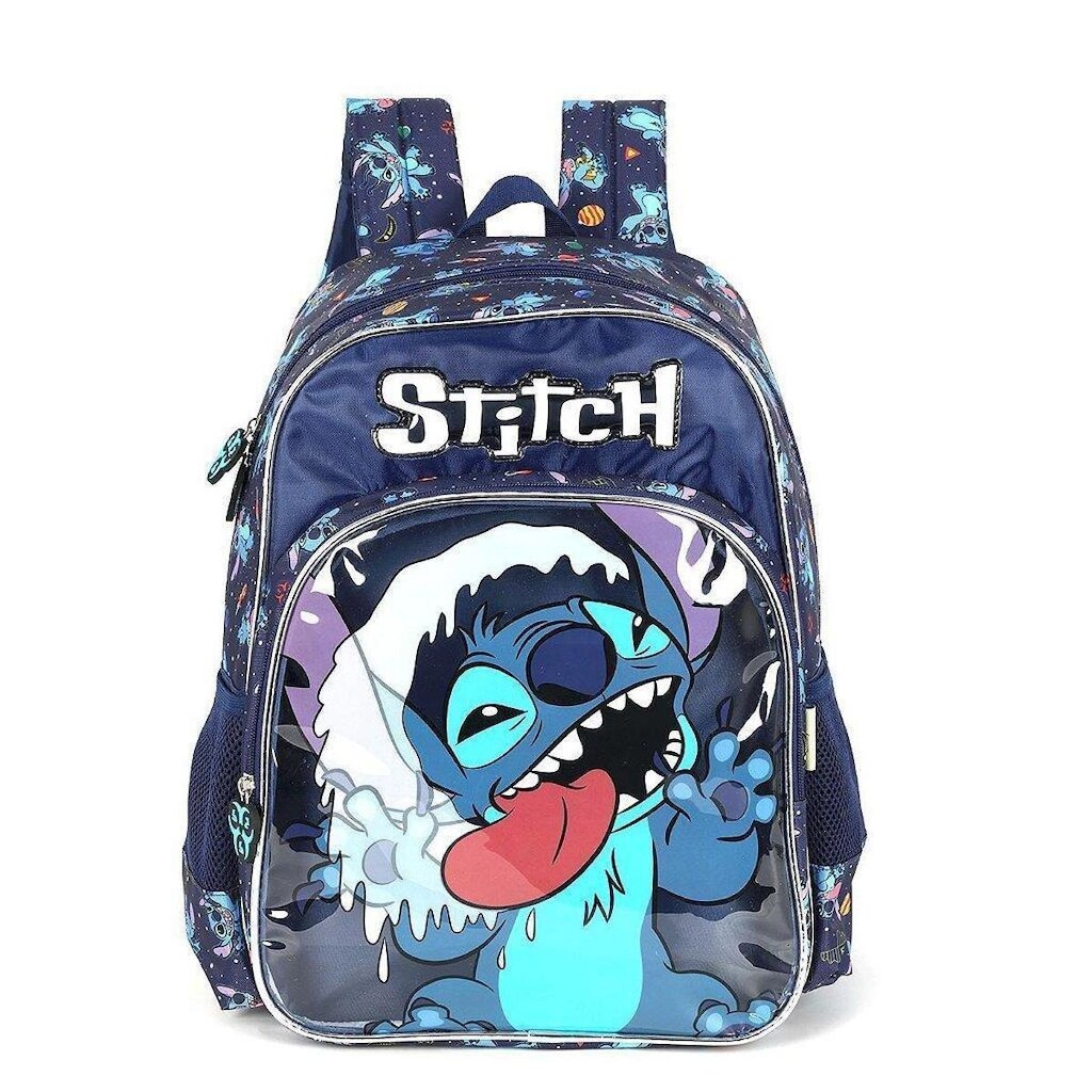 Mochila de Costas Luxcel Stitch Crazy Azul