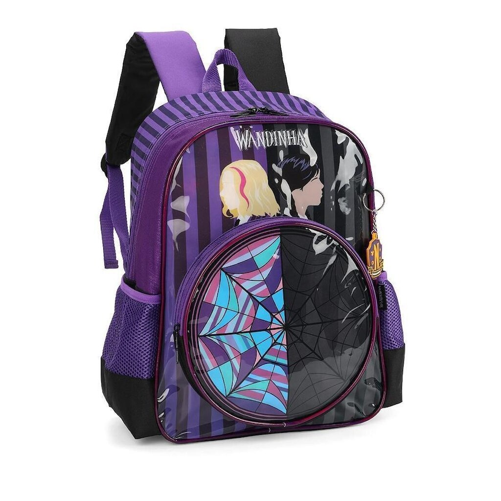 Mochila de Costas Luxcel Wandinha Roxo