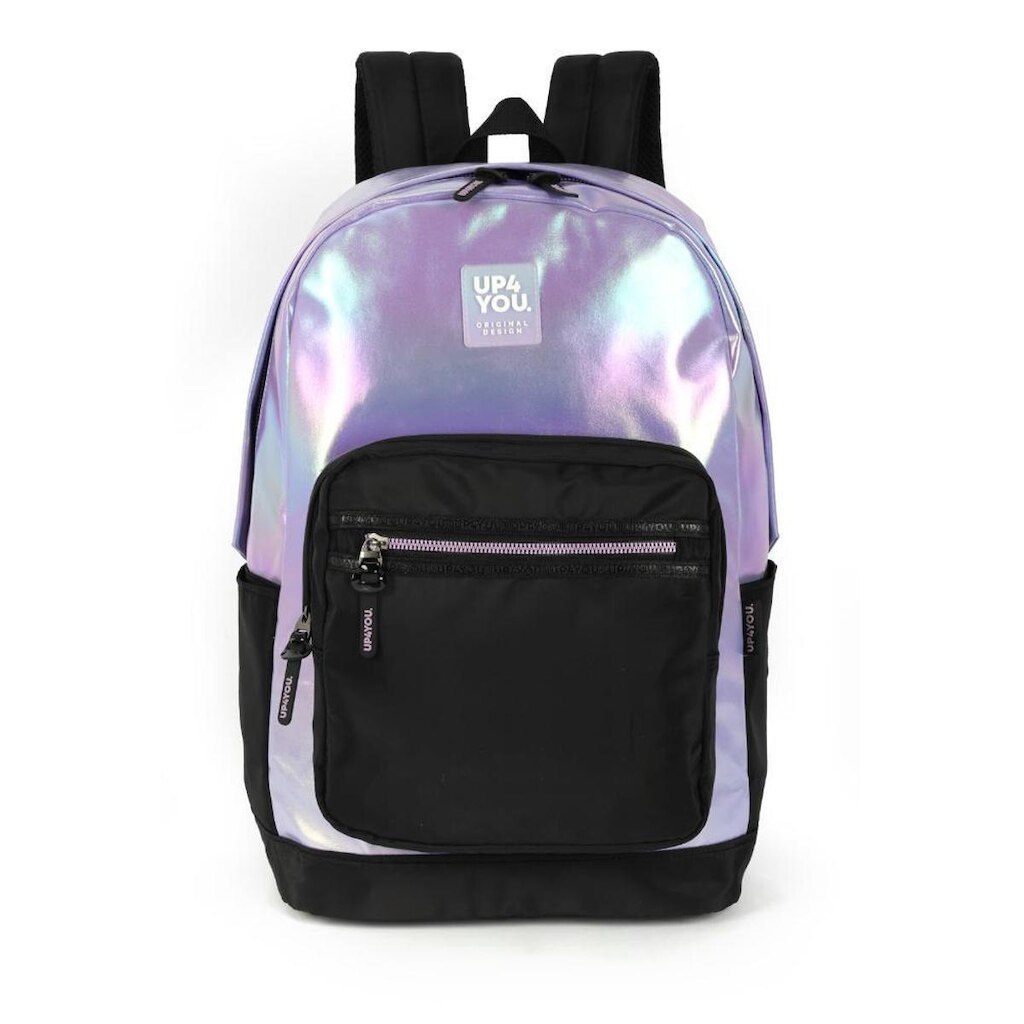Mochila de Costas Média Juvenil Básica Glitter Up4you