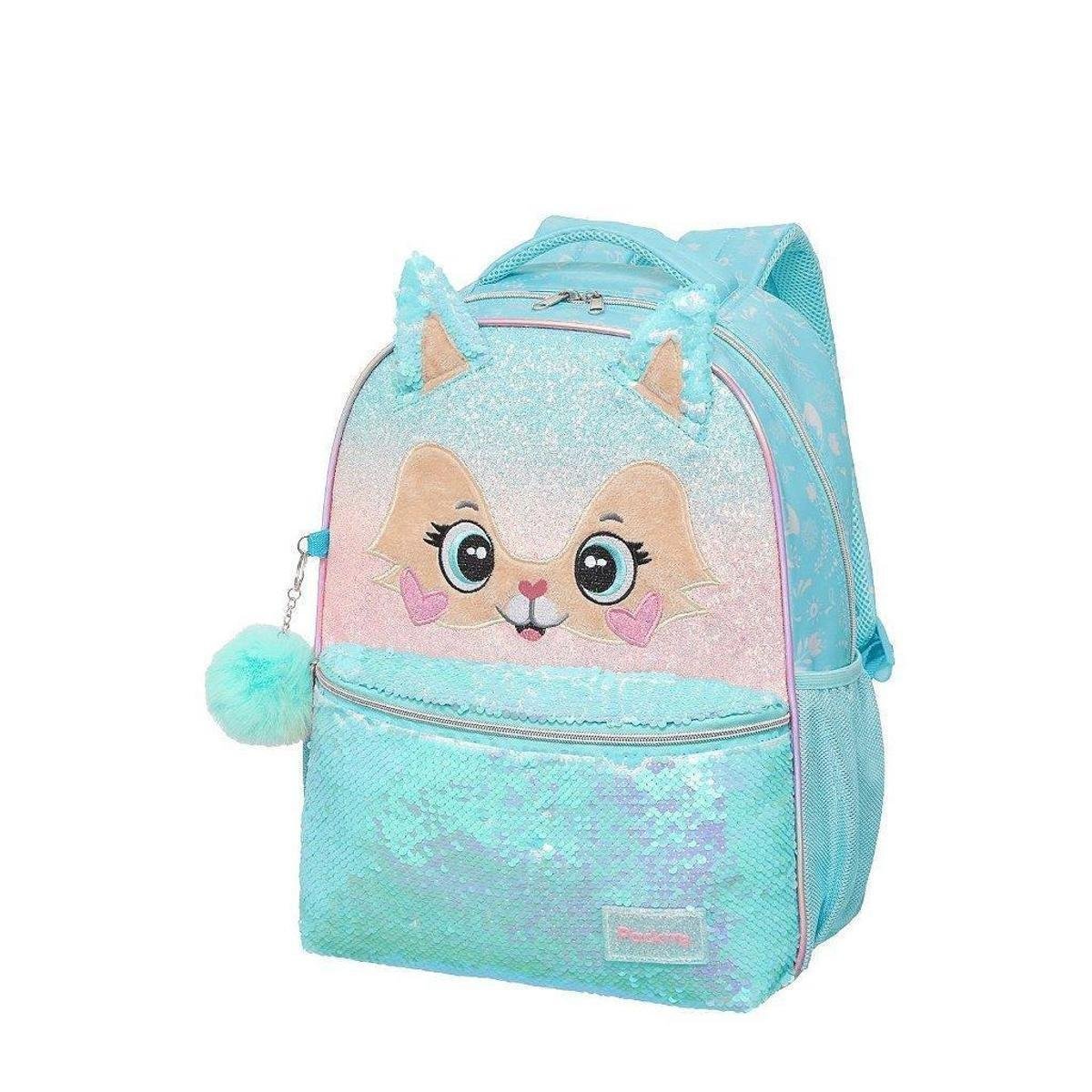 Mochila de Costas Pacific Pack Me Sweet Fox Verde Água
