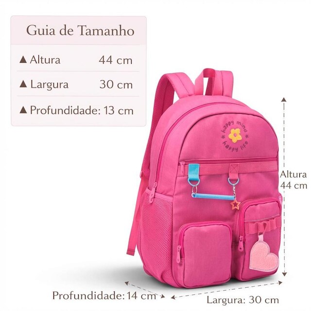 Mochila De Costas Rebecca Bonbon Happy Life Clio Style 2026