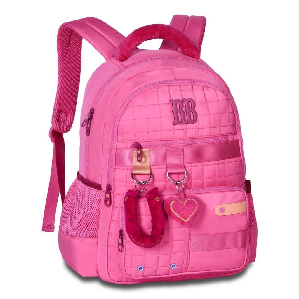 Mochila de Costas Rebecca Bonbon Plush Dreams Rosa - Clio