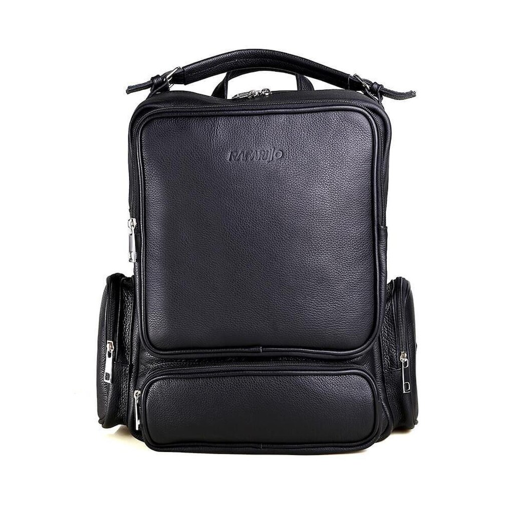 Mochila de Couro Executiva Masculino Impermeável Rafarillo