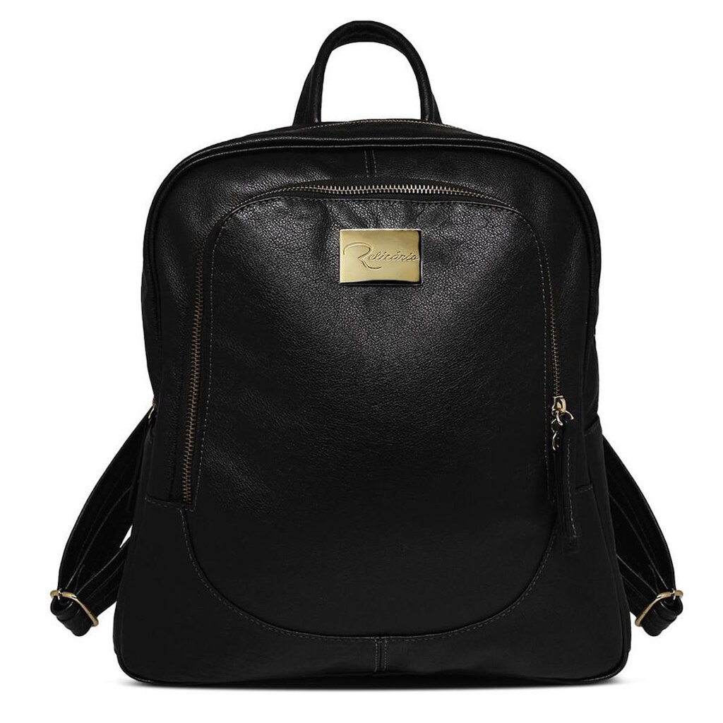 Mochila de Couro Feminina Flávia - Marrom Café
