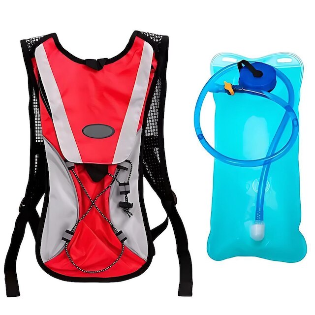Mochila De Hidratação Com Refil 2 Litros Água Térmica Jws - Vermelho Menor preço em Mochila De Hidratação Com Refil 2 Litros Água Térmica Jws - Vermelho
