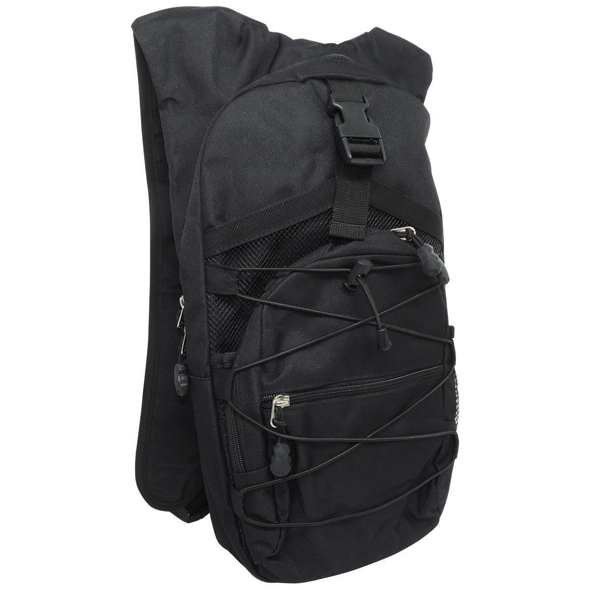 Mochila de Hidratação Soldier Blade em Nylon com Reservatório 2 Litros - Preto