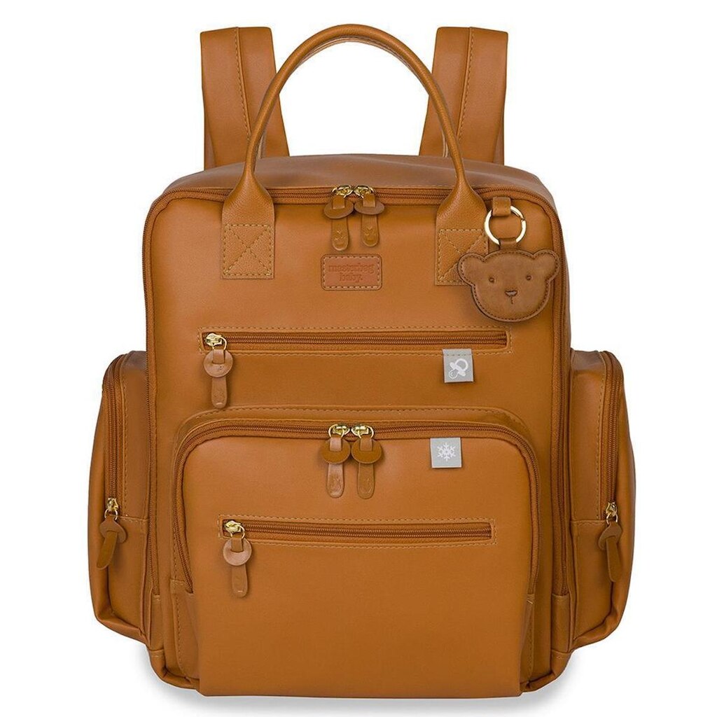 Mochila de Maternidade MasterBag Urban Teddy Caramelo