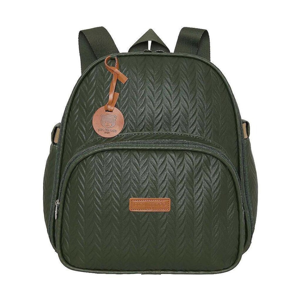 Mochila de Maternidade Pirulitando Baby Refúgio Verde