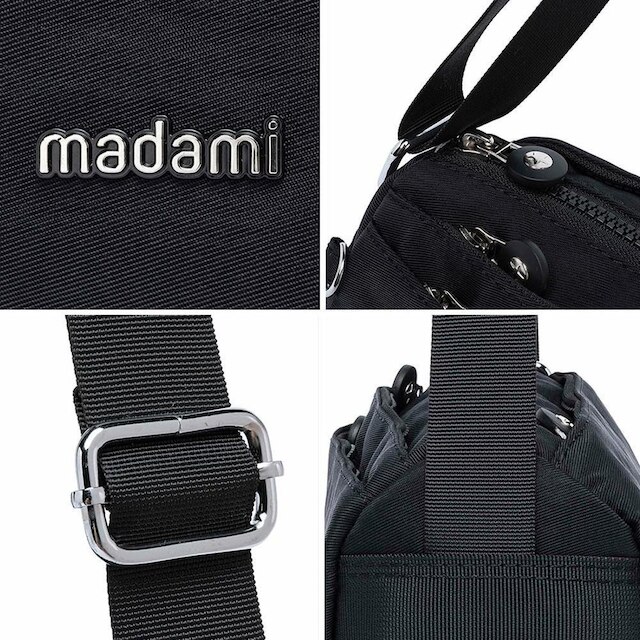 Mochila De Ombro Transversal Madami Passeio  Espaçosa Resistente 4 Litros