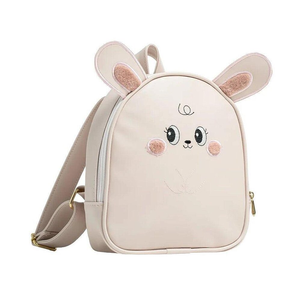 Mochila de Passeio Hug Fun Coelho Rosa e Bege