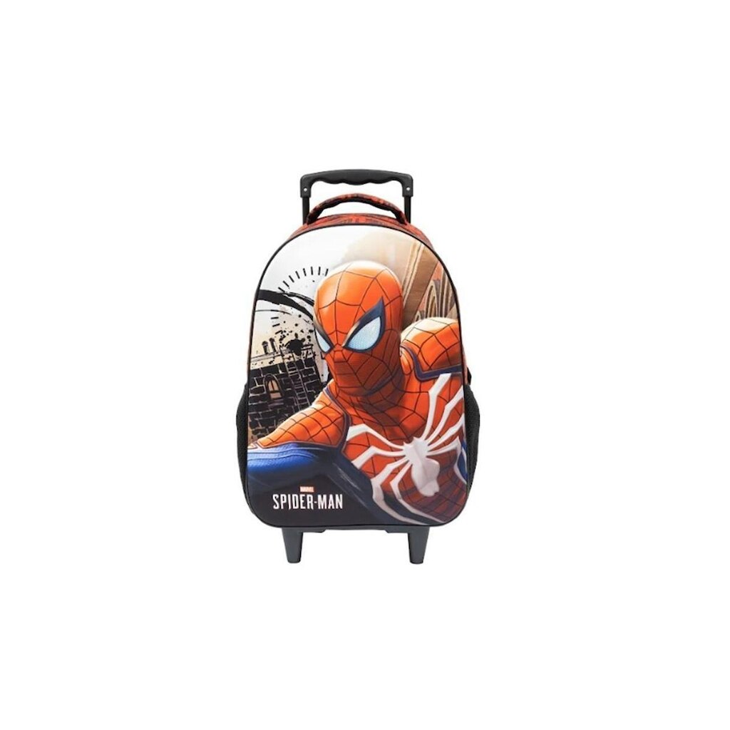 Mochila de Rodas Escolar Spider Man 3D Original Disney