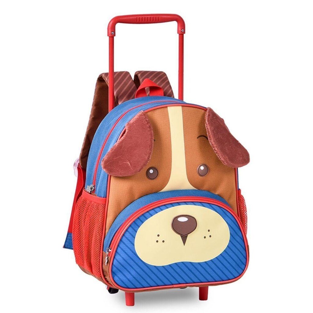 Mochila de Rodinha Creche Infantil Pets Cachorro