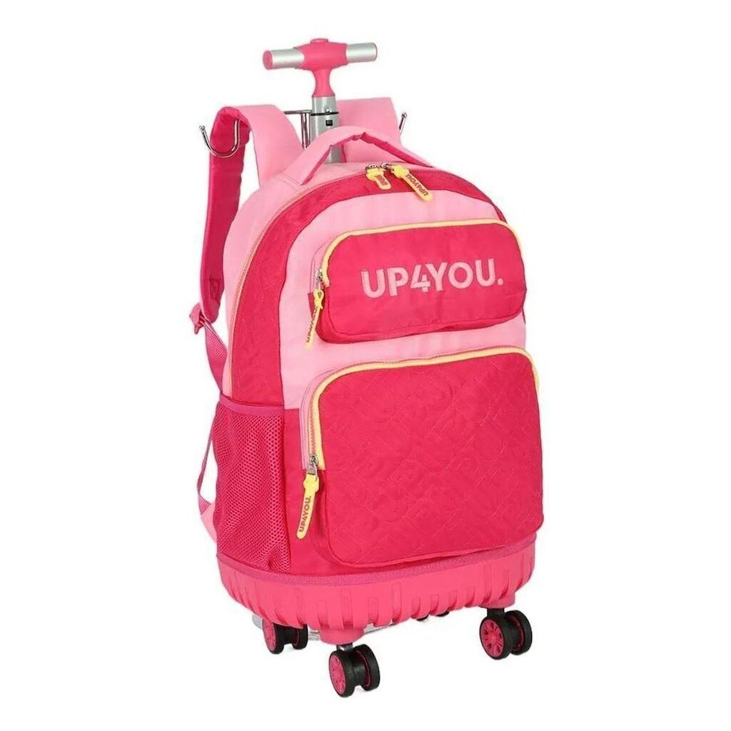 MOCHILA DE RODINHA E COSTAS ESCOLAR UP4YOU