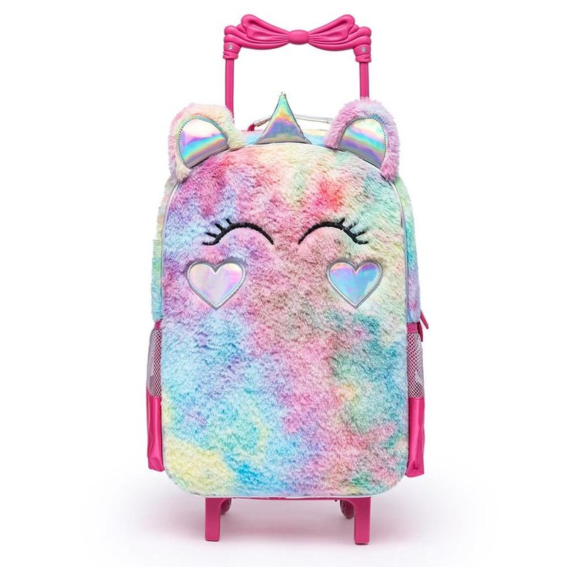 Mochila de Rodinha Specto Pelúcia Uny Unicórnio Infantil em oferta na Shopee Mochila de Rodinha Specto Pelúcia Uny Unicórnio Infantil