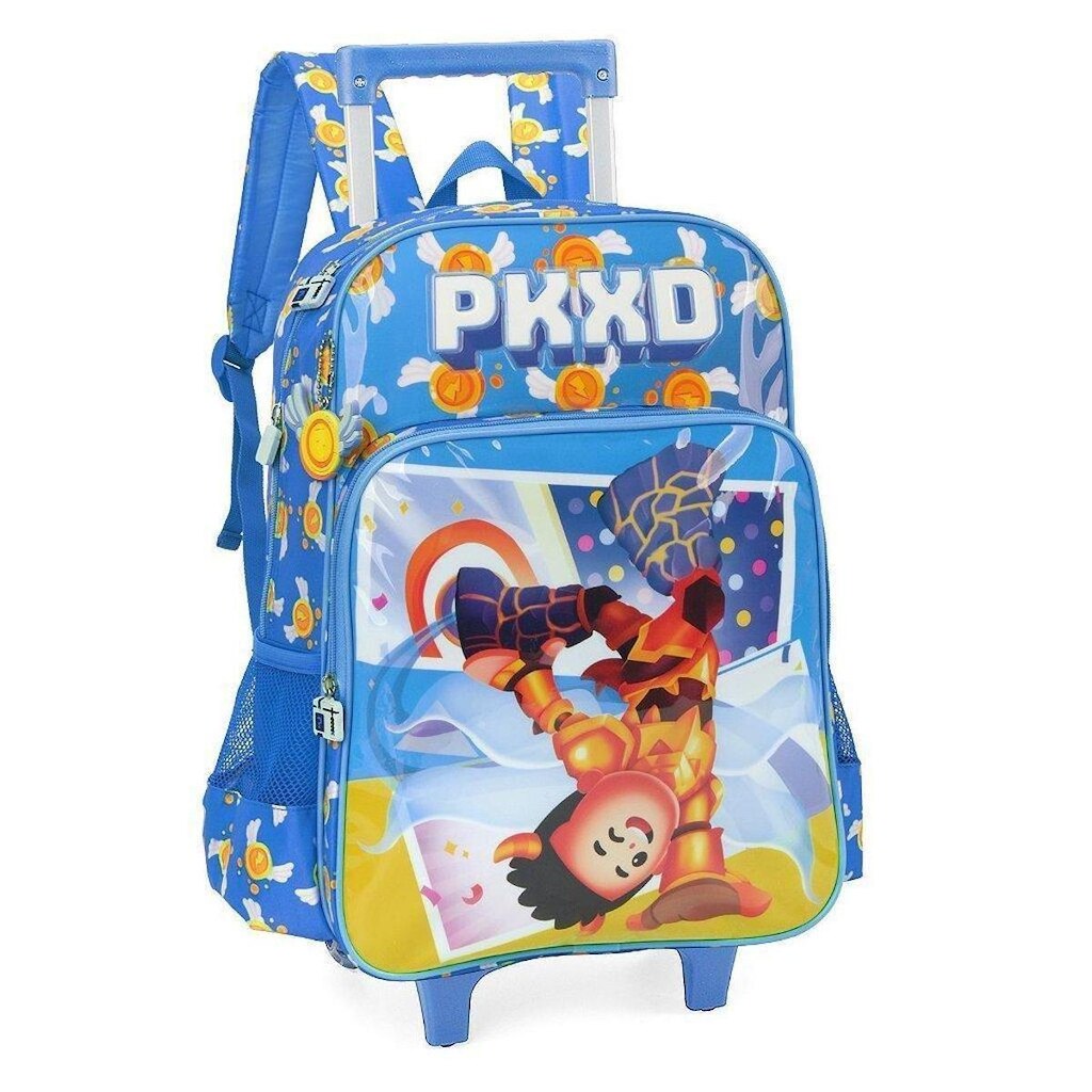 Mochila de Rodinhas Com Alça Luxcel PKXD Azul