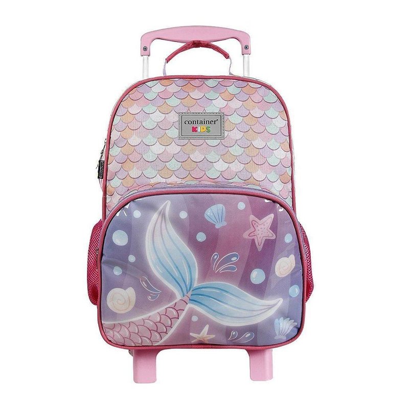 Mochila de Rodinhas Dermiwill G Container Kids Sereia em oferta na Shopee Mochila de Rodinhas Dermiwill G Container Kids Sereia