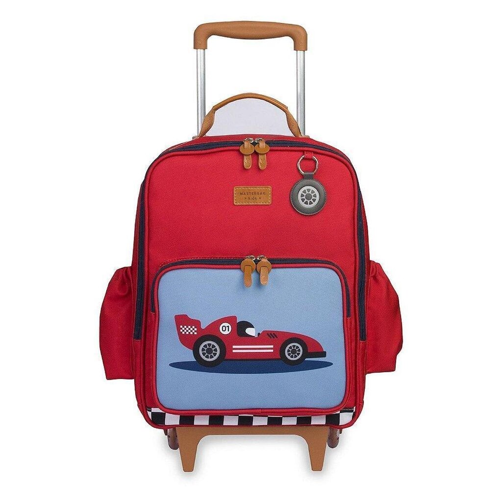 Mochila de Rodinhas MasterBag Carros Vermelho