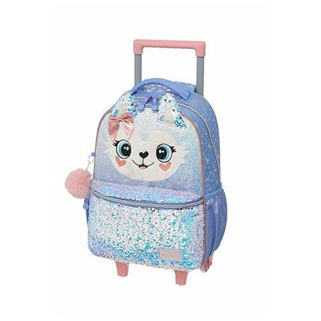 Mochila de Rodinhas Pacific Com Alça Pack Me Husky Lilás