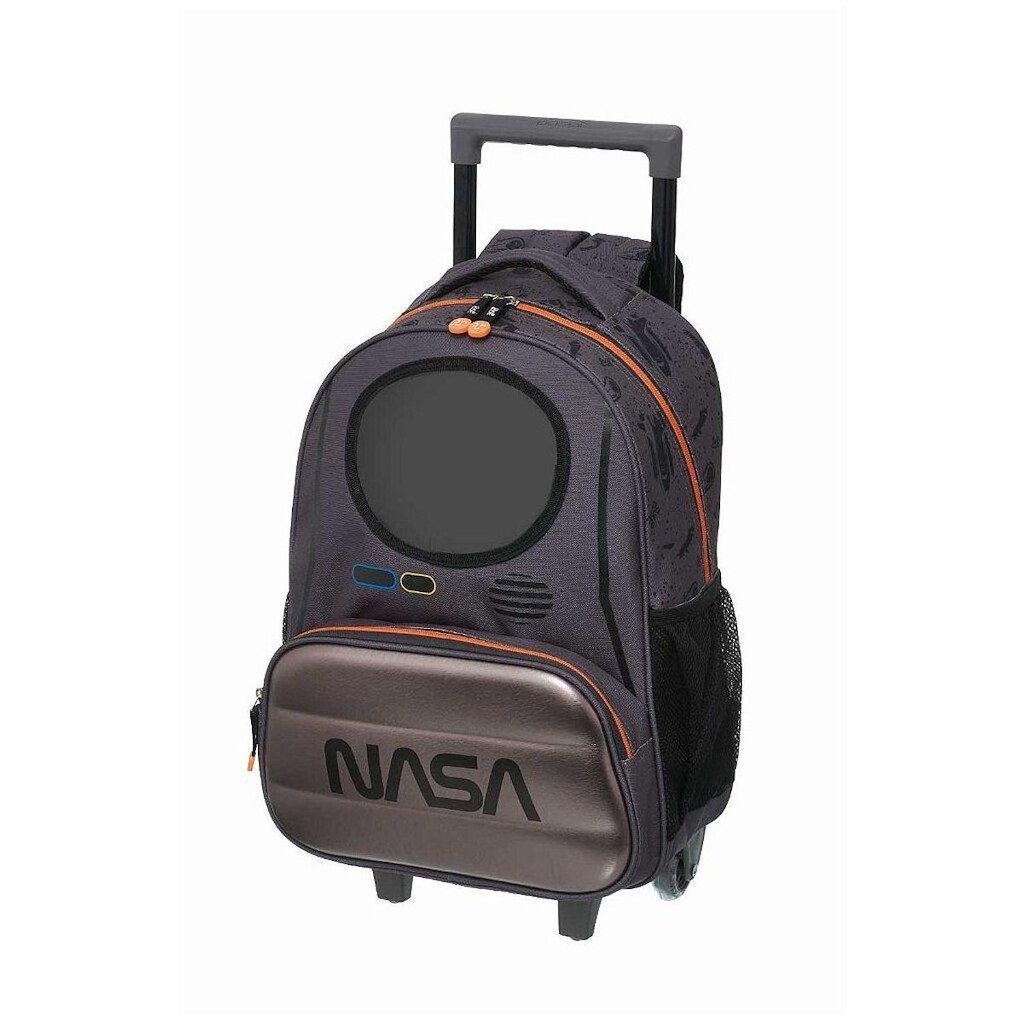 Mochila de Rodinhas Pacific Com Alça Pack Me Space Cinza