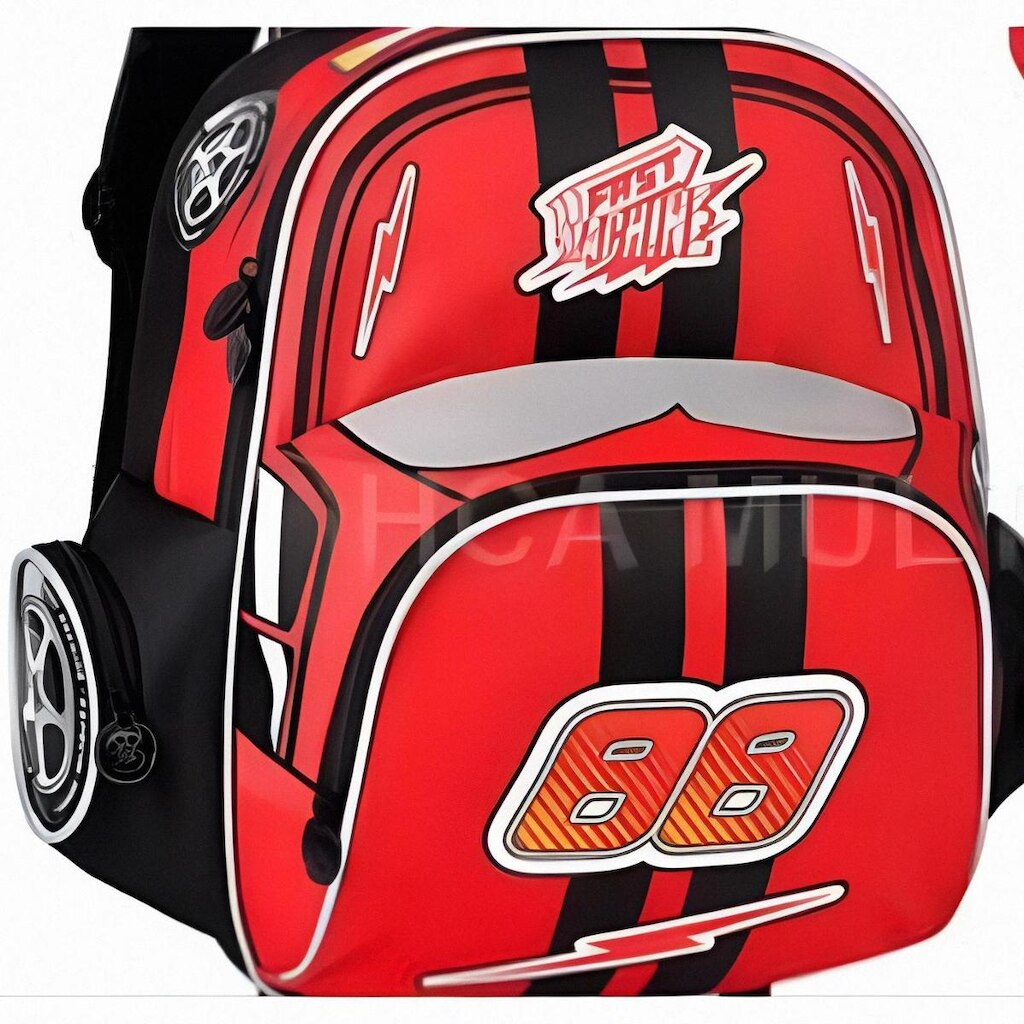 Mochila Divertida carros 3 D Masculina