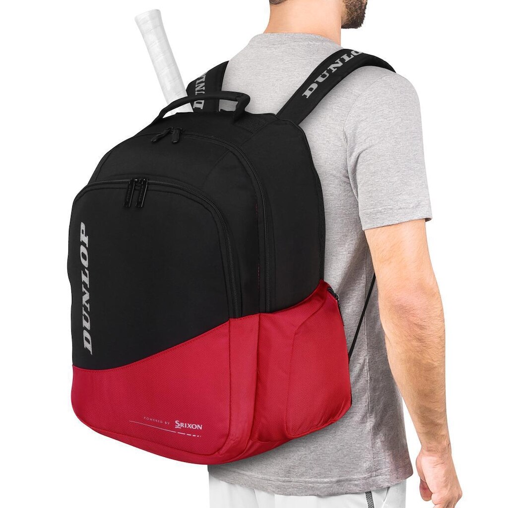 Mochila Dunlop Performance D TAC Preta e Vermelha