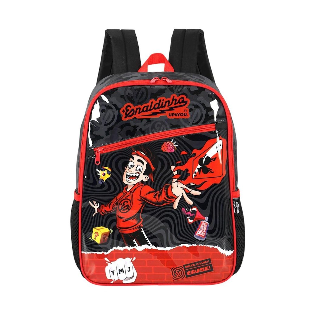 Mochila E Estojo Enaldinho Vai Com Tudo - Luxcel