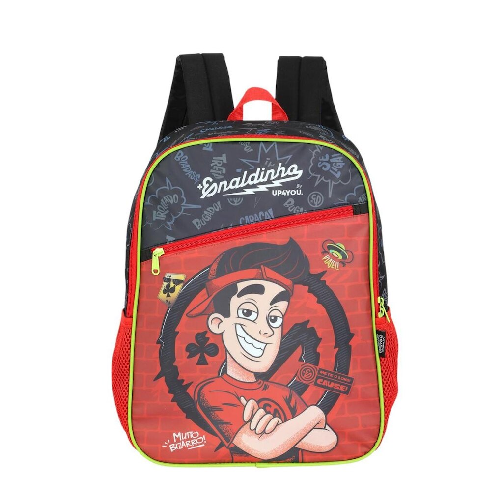 Mochila E Estojo Enaldinho Vai Com Tudo - Luxcel