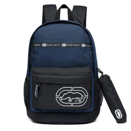 Mochila Ecko Casual Notebook Bolsa Faculdade Espaçosa Resistente Escolar