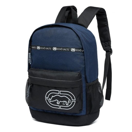Mochila Ecko Casual Notebook Bolsa Faculdade Espaçosa Resistente Escolar