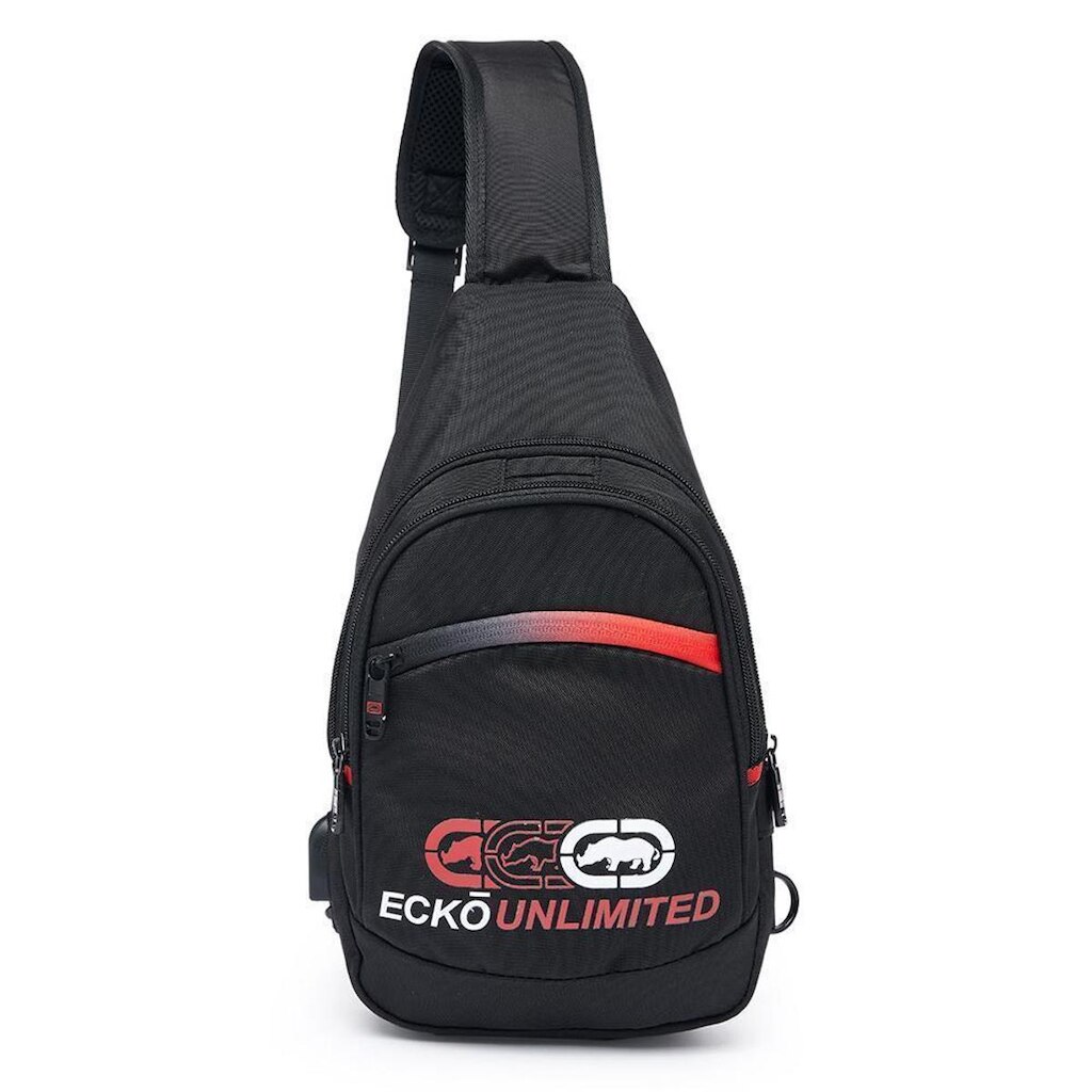 Mochila Ecko Masculina USB Transversal 5 Litros Escolar Reforçada Faculdade