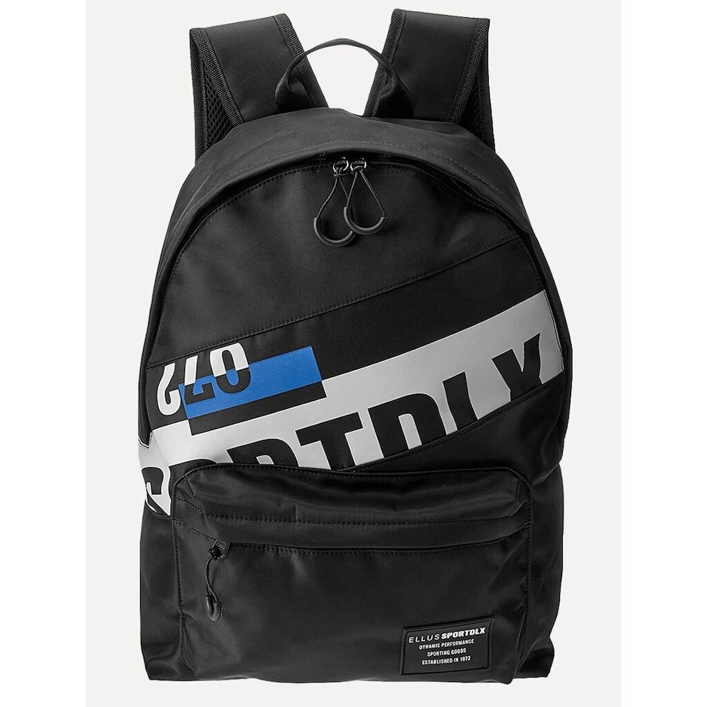 Mochila Ellus Backpack Nylon Sport DLX Preta