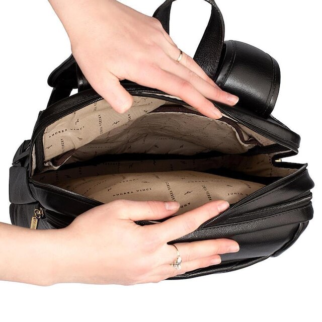 Mochila Em Slim Andrea Vinci Feminina