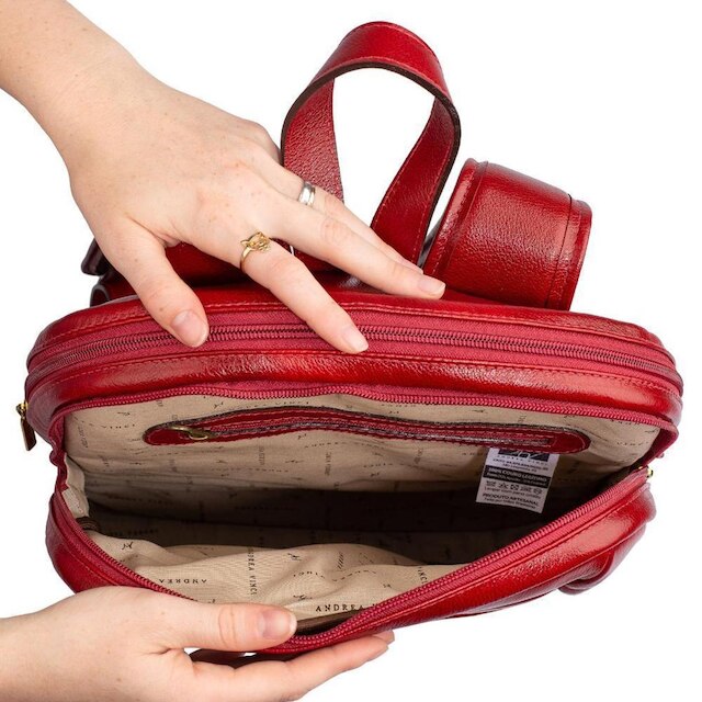 Mochila Em Slim Andrea Vinci Feminina