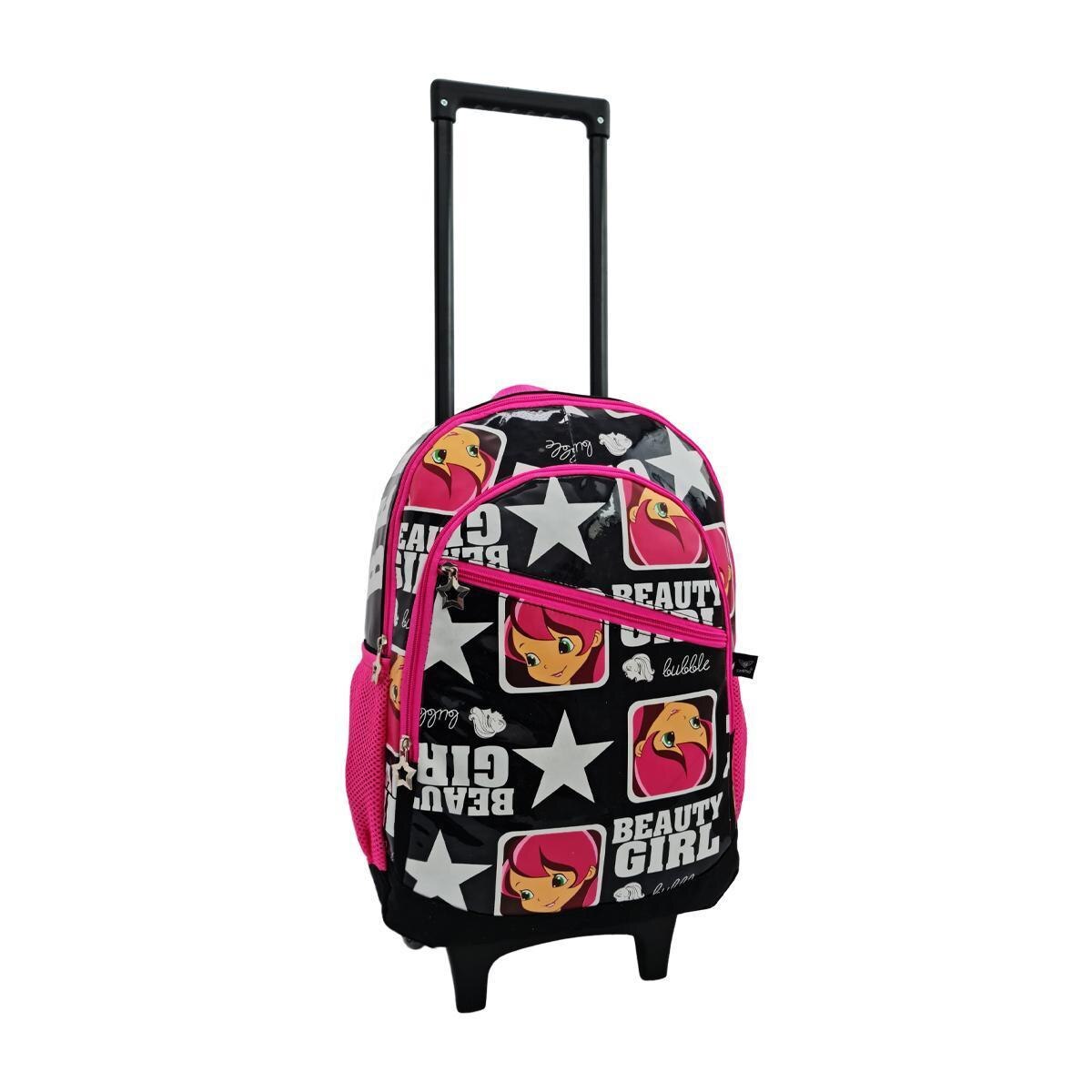 MOCHILA ESCOLAR 2 RODAS JUVENIL SWEET GIRL