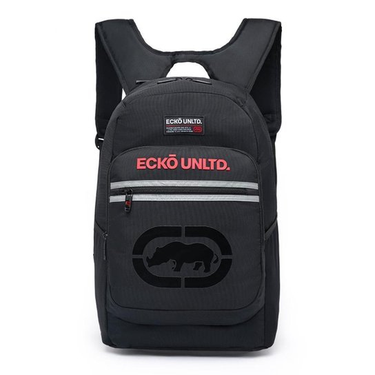Mochila Escolar Ecko Bolsa Notebook Masculina Reforçada Faculdade Trabalho - Preto Menor preço em Mochila Escolar Ecko Bolsa Notebook Masculina Reforçada Faculdade Trabalho - Preto