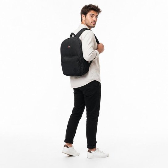 Mochila Escolar Faculdade Estojo Notebook Reforçado