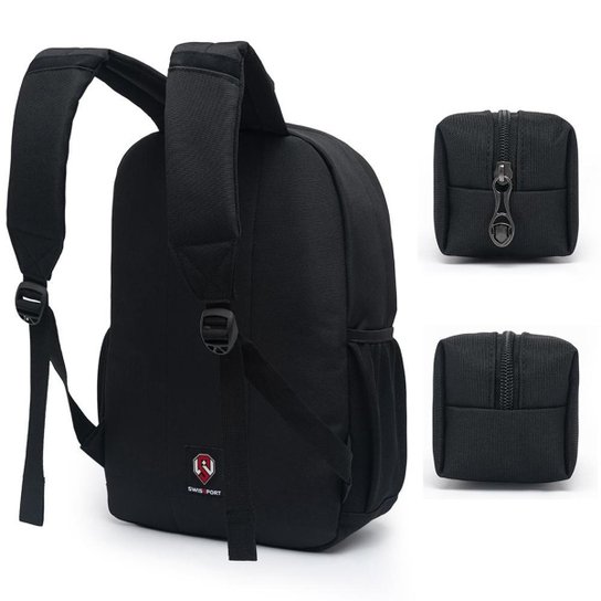 Mochila Escolar Faculdade Estojo Notebook Reforçado