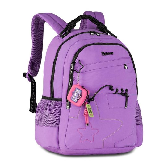 Mochila Escolar Feminina com Lancheira e Estojo Box Luluca