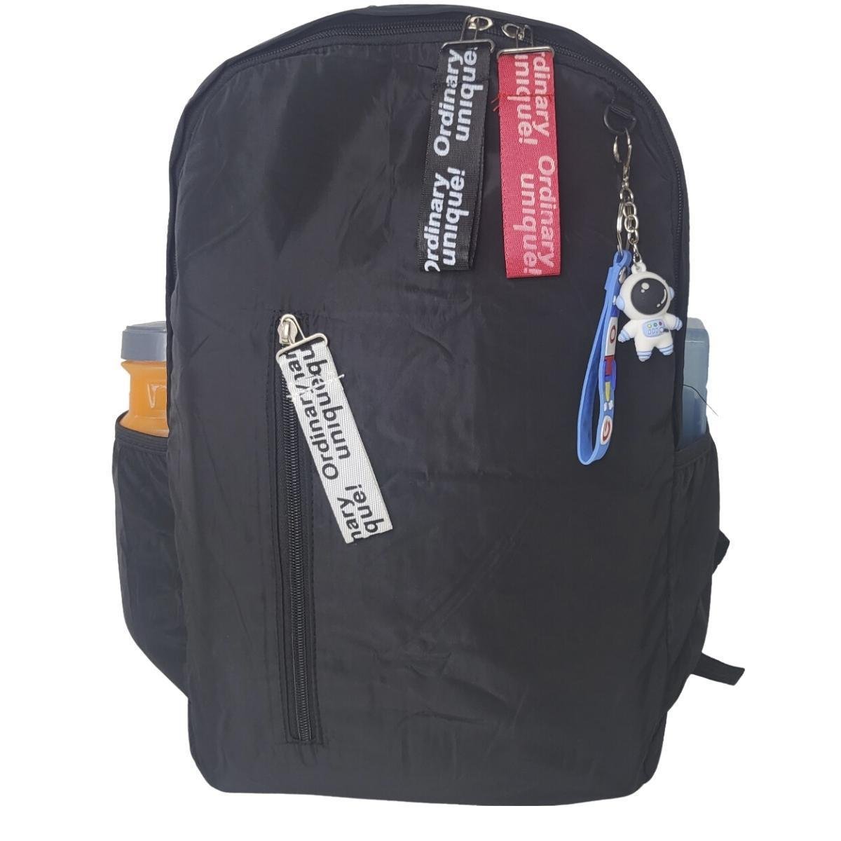 Mochila Escolar Feminina Kit Estojo e Chaveiro