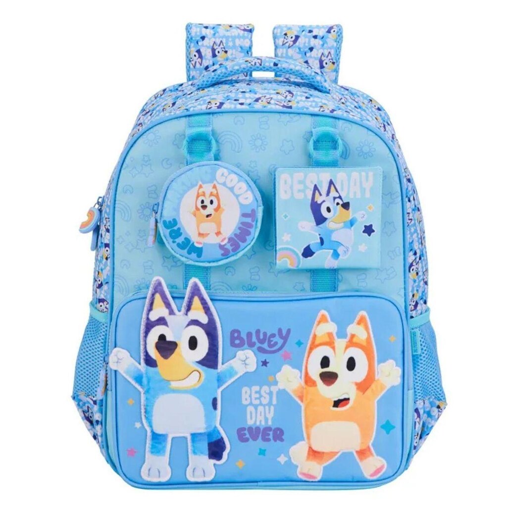 Mochila Escolar Infantil Bolsa De Costas Original Bluey