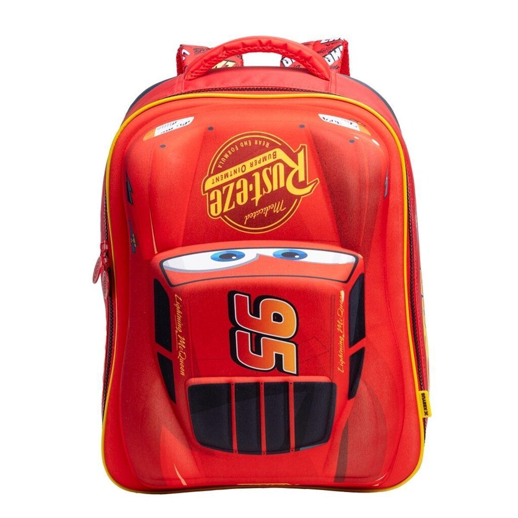 Mochila Escolar Infantil Carros 3D - Xeryus