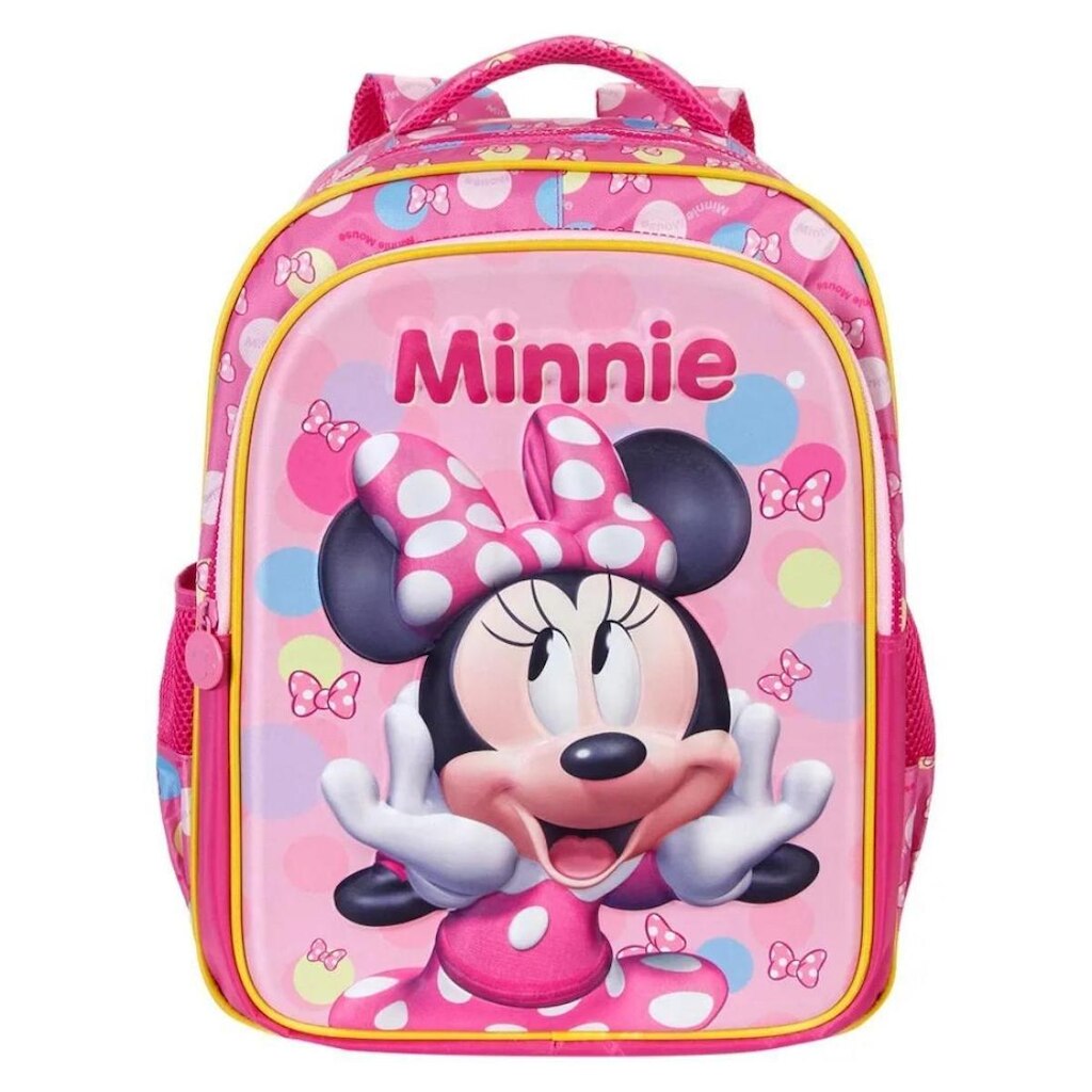 Mochila Escolar infantil costas 3D Minnie mouse Original