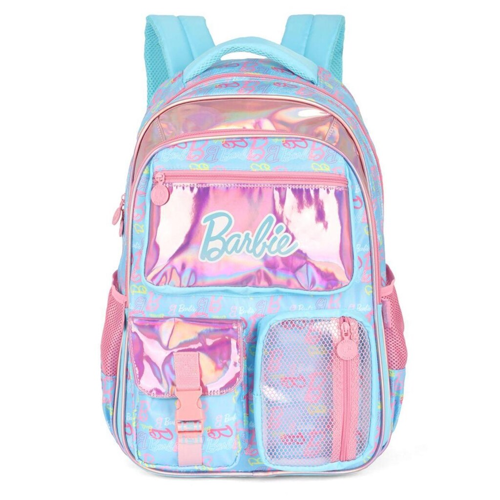 Mochila Escolar Infantil Menina Bolsa De Notebook Barbie