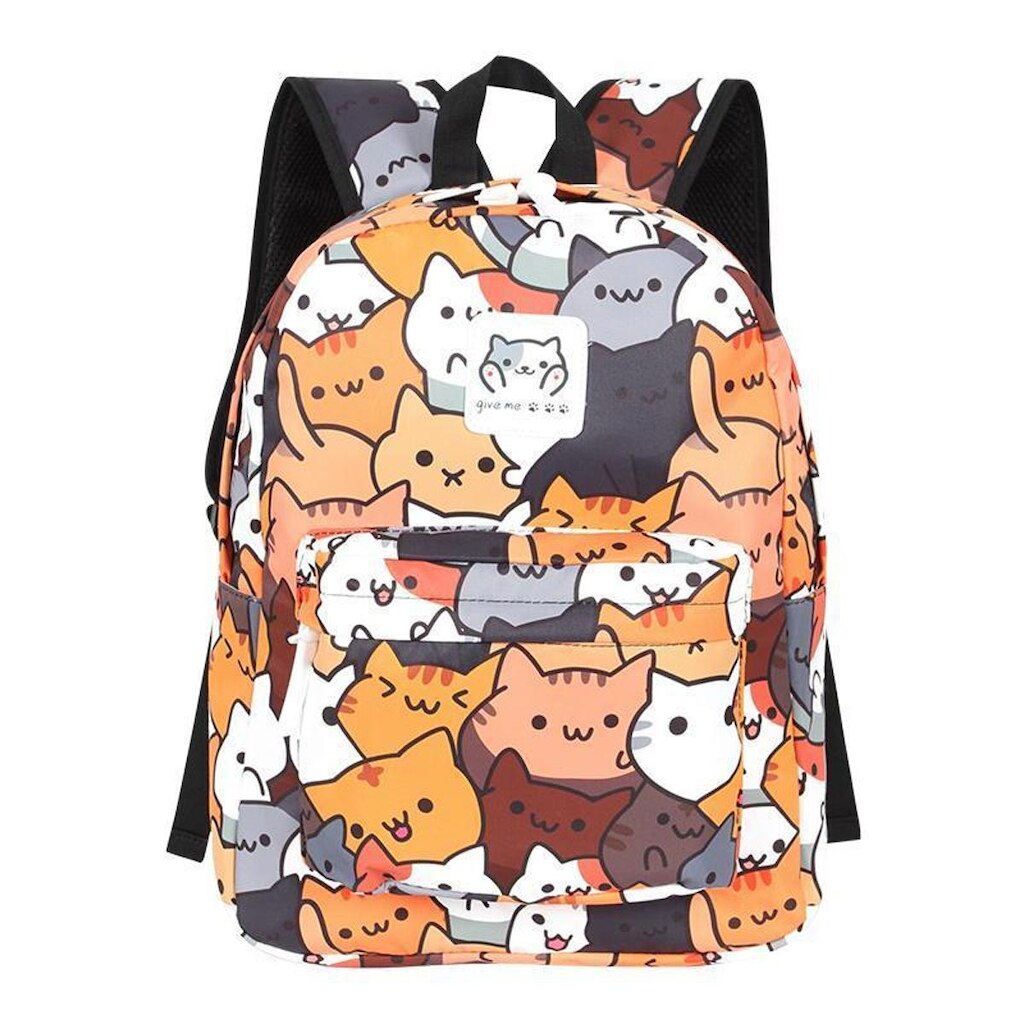 Mochila Escolar Juvenil Reforçada Gatinho Original