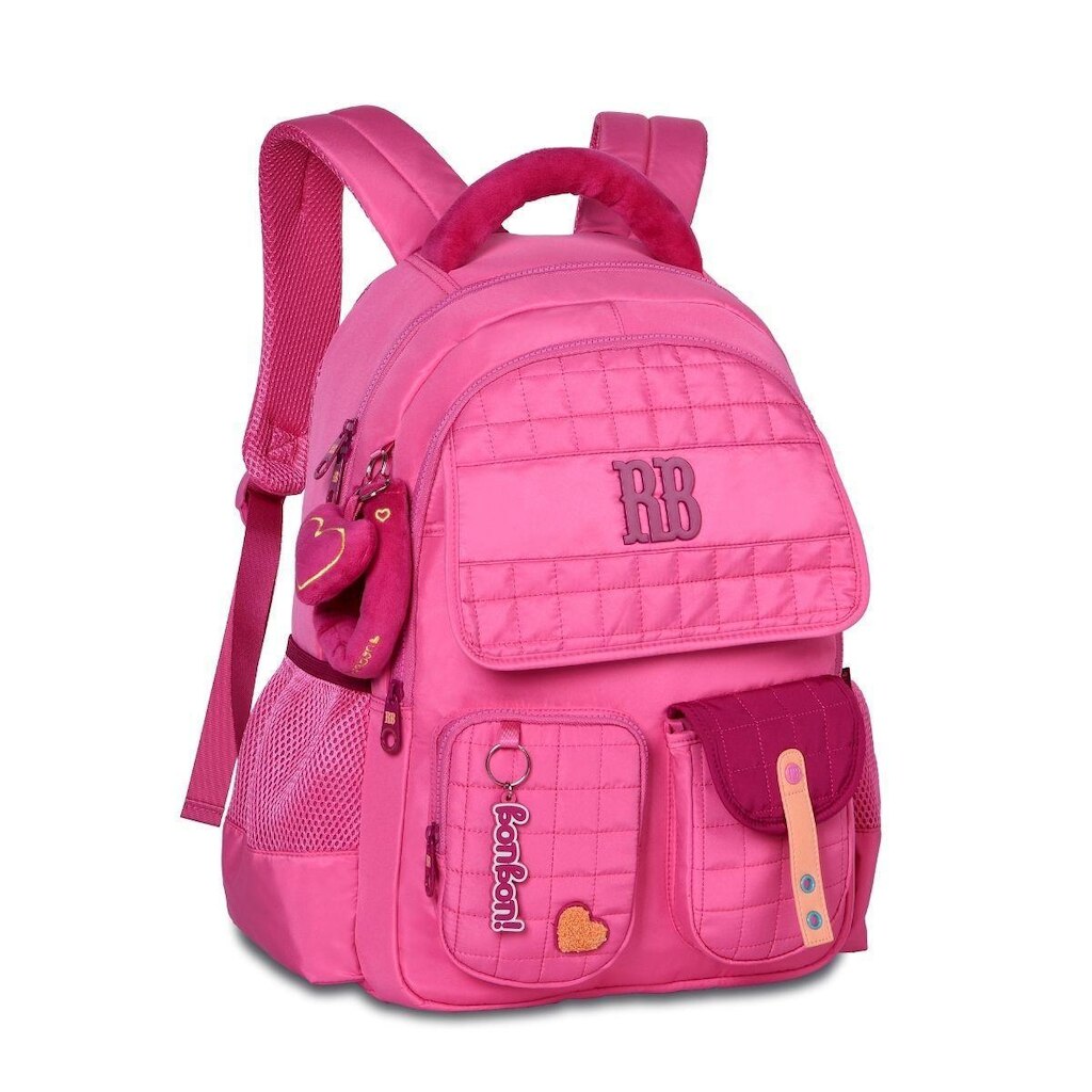 Mochila Escolar Meninas Juvenil Bolsa Feminina Moderna chaveiros